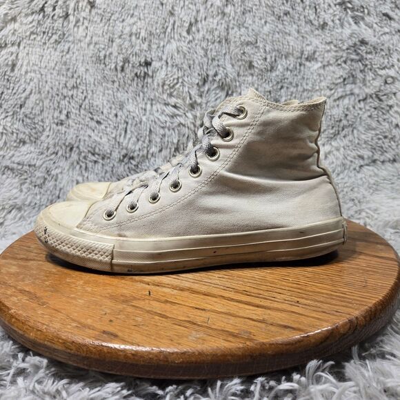 Converse Chuck Taylor All Star Women Size 9 Retro Y2K Style High Top White Shoes - Picture 12 of 13
